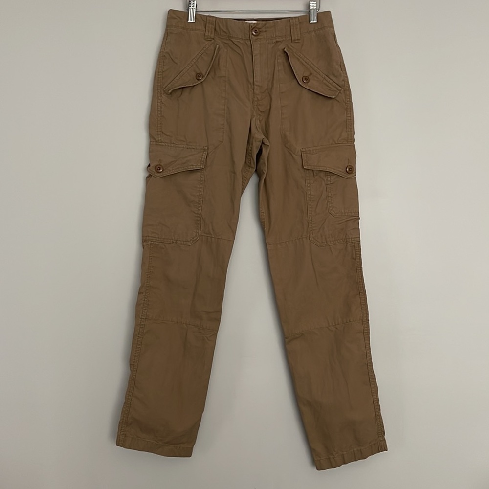 Lands Ends Canvas Womens Slim Fit Cargo Pants 30x32